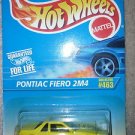 Hot Wheels Pontiac Fiero 2M4 463 1995 car 1:64 diecast
