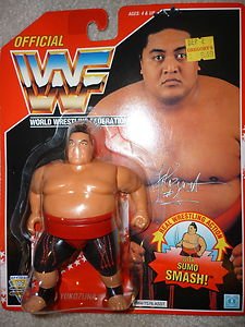 Hasbro WWF Yokozuna Red Card Sumo Smash Action Figure 1993 wwe