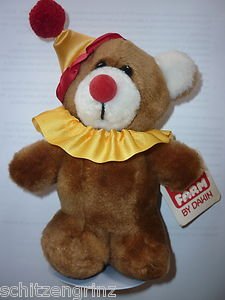 Dakin Fun Farm 7" Calliope Clown Teddy Bear 1984  Dakin item #: 32-3560 plush