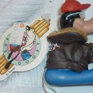 Disney Goofy Pilot Jacket Gripper Clip On PVC Action Figure RWS Mobilo 1980s