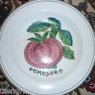 Deruta Pomodoro  Tomato Vegetable 9.6" salad soup plate dish Italy majolica