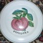Deruta Pomodoro  Tomato Vegetable 9.6" salad soup plate dish Italy majolica