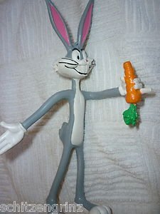 Comics Spain Bendy PVC Bugs Bunny 7" PVC Action Figure  1980s