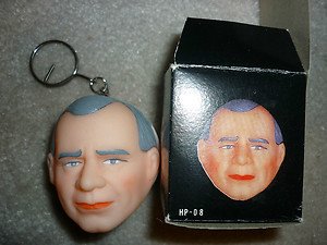 George H W Bush face head battery operated farting sound fart political