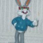 Comics Spain Bugs Bunny Sunglasses PVC Action Figure Approx 3" tall 1990