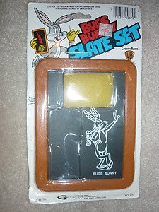 Bugs Bunny Slate Chalk Board set party favor Gordy International