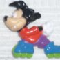 Disney Goofy Kid on Roller Skates gilbert PVC Action Figure by China 1980s