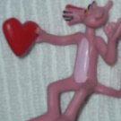 Comics Spain Pink Panther Valentines Heart PVC Action Figure Approx 3" tall