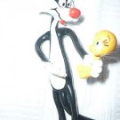 Comics Spain Bendy PVC Bugs Sylvester and Tweety 5.5" PVC Action Figure  1980s
