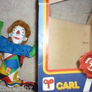 Carl Handarbeit windup Clown with noisemaking nose Spielfiguren Deutsch Germany