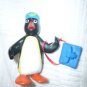 German Deutsch Post Poste Mascot Penguin w/ Bag PVC Action Figure by Bully 1990