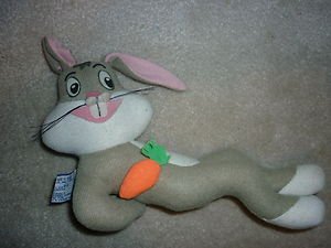 Bugs Bunny 9"  plush doll action figure by Fun Farm 1973