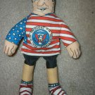 Bill Clinton Action figure plush doll 8" action figure political toy Kitty Hoot