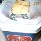 Advertising Tin Nabisco Uneeda Biscuit Raincoat graphic 3.5x5.5"