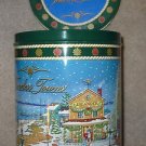 Advertising Tin Mars Snickers Timeless Towns  6x5" 1992