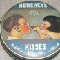 Advertising Tin Hershey's Kisses Round 2x5" 1982