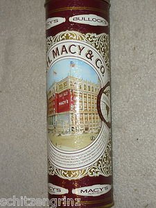 Advertising Tin Macy's 11x3.5" 1990s