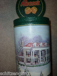 Advertising Tin Hershey's Reese's Hometown Series #12 Mansion in PA  6x4" 1994