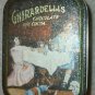 Advertising Tin Ghirardelli's Chocolate  2.5x4" 1990s