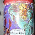 Advertising Tin Trails End Gourmet Caramel Popcorn Corn  6x5" 1990s