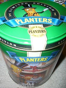 Advertising Tin Planters nut 1997 Limited Edition 1st in a series  6.5 x 5" 1997