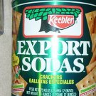 Advertising Tin Keebler Export Soda Crackers 8x7" 1983