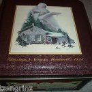 Advertising Tin Snickers First In A Series Norman Rockwell Christmas 1993 3.5x6"