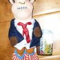 Infamous Meanies Plush Beanie Bill Bull Clinton Political Toy Famous Baby Toy