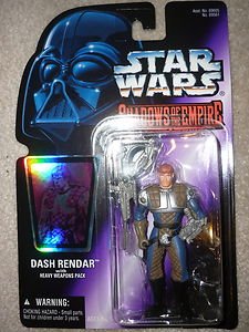 Kenner Star Wars SOTE Shadows of the Empire Dash Rendar w/Hologram Action Figure