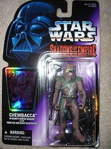 Kenner Star Wars SOTE Chewbacca Bounty Hunter Disguise w/Hologram Action Figure