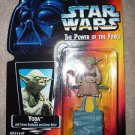 Kenner Star Wars POTF Yoda w/Jedi Trainer Backpack Red Card 1995 Action Figure