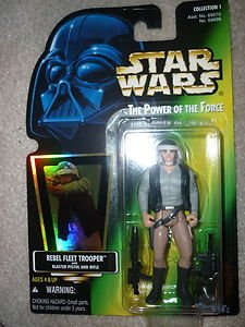 Kenner Star Wars POTF Rebel Fleet Trooper w/ Hologram Collection 1 Action Figure
