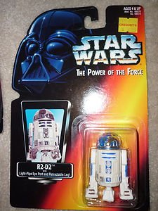 Kenner Star Wars POTF R2-D2 r2d2 Red Card 1995 Action Figure