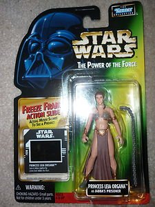 Kenner Star Wars POTF Princess Leia O. w/Freeze Frame Collection 1 Action Figure