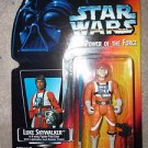 Kenner Star Wars POTF Luke Skywalker X Wing Gear Red Card 1995 Action Figure
