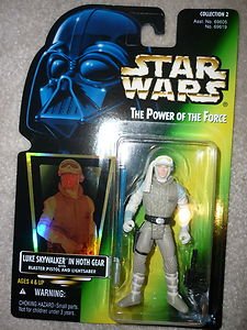 Kenner Star Wars POTF Luke Skywalker Hoth w/Hologram Collection 2 Action Figure