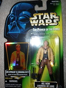 Kenner Star Wars POTF Luke Skywalker Ceremon Hologram Collection 1 Action Figure