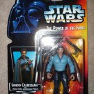 Kenner Star Wars POTF Lando Calrissian Heavy Rifle Red Card 1995 Action Figure