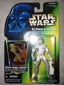 Kenner Star Wars POTF Hoth Rebel Soldier w/Hologram Collection 2 Action Figure