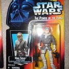Kenner Star Wars POTF Han Solo in Hoth Gear Red Card 1995 Action Figure