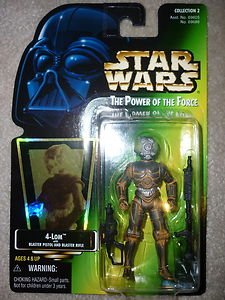 Kenner Star Wars POTF 4-Lom 4lom w/ Hologram Collection 2 Action Figure