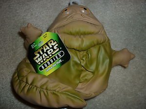 Kenner Star Wars Buddies Jabba Hutt Beanie Bean Bag Plush Action Figure Doll '97