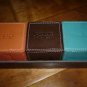 Perry Ellis Portfolio Desk Accessory Set Paper/Bill/File Organizer Set of 3 Cube