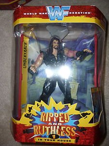 WWF Ripped and Ruthless Series 1 Undertaker Action Figure wwe 1997