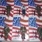 US Serviceman Memorial Collection 6 Action Figure Army Navy USAF Marine MP USMC