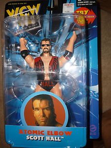 OSFT WCW NWO Scott Hall Atomic Elbow Action Figure 1998 wwe