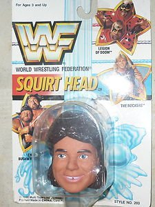 WWF Squirt Head water gun Marty Jannetty of the Rockers action figure 1990