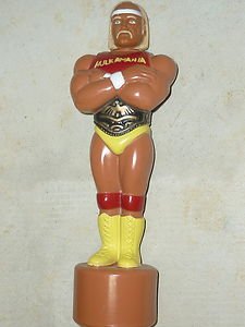WWF Soakies Bubble Bath Bottle Hulk Hogan Action Figure 1986 wwe