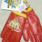 WWF Hulk Hogan Kids Gloves w/action figure image face wwe 1991
