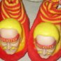 WWF Hulk Hogan Kids Booties Slippers Shoes w/action figure image face 1991 wwe